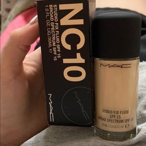 MAC cosmetics brand new NC10 foundation